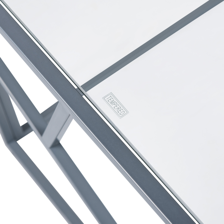 Coffee table ORLAND Glass Silver [5]