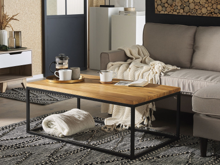 Masă de cafea - Măsuță de cafea PROVO Lemn de tec Maro