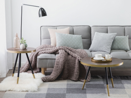 Masă de cafea - Coffee table RAMONA Dark Ash