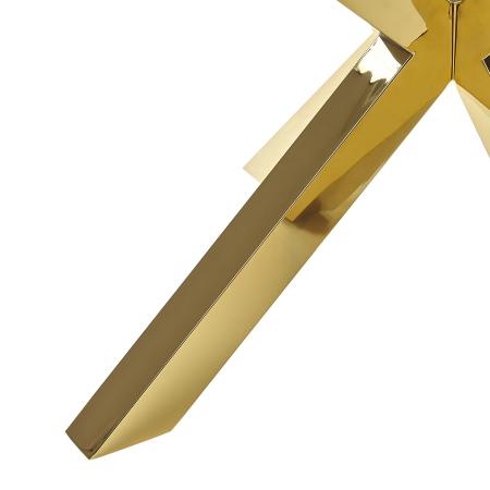 Coffee table STARLIGHT Tempered glass Gold [5]