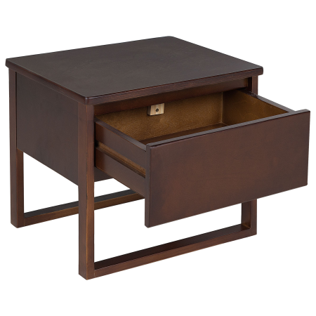 Noptieră cu 1 sertar GIULIA Lemn de pin Maro închis [3]