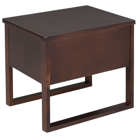 Noptieră cu 1 sertar GIULIA Lemn de pin Maro închis [5]