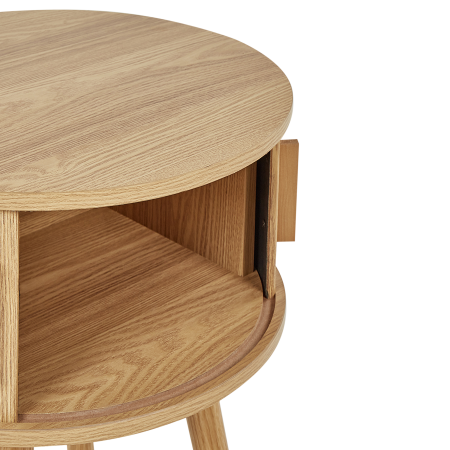 Bedside Table SELAH Brown [7]