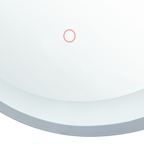 BRINAY makeup mirror 58 cm 58 cm Silver [5]