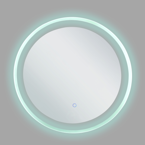 BRINAY makeup mirror 58 cm 58 cm Silver [3]