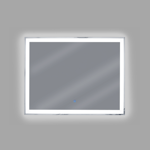 ARGENS LED bathroom mirror 90 cm 70 cm Silver [3]