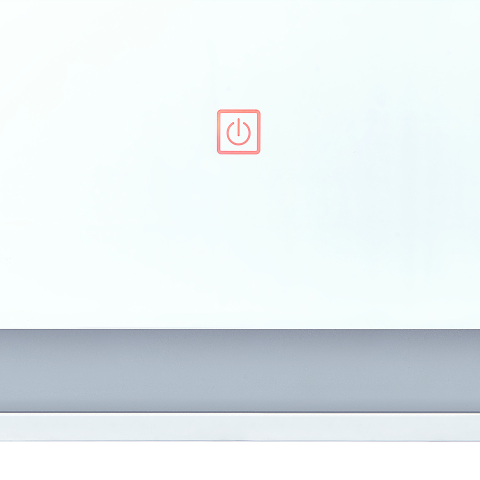 ARGENS LED bathroom mirror 90 cm 70 cm Silver [5]