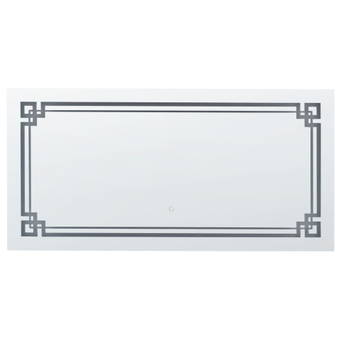LED bathroom mirror AVRANCHES 120 cm 60 cm Silver [1]