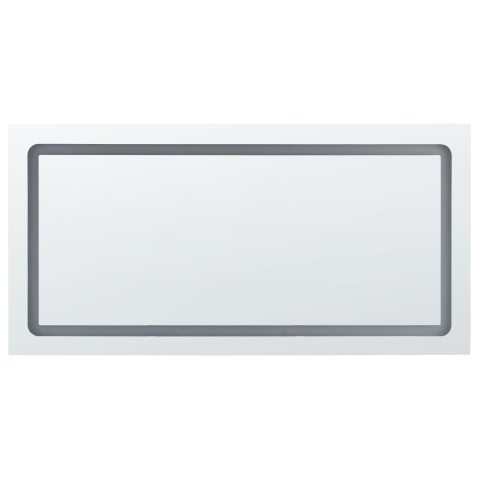 Oglindă LED pentru baie BENOUVILLE 120 cm 60 cm Argintiu [1]