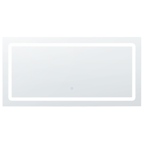 Oglindă LED pentru baie BENOUVILLE 120 cm 60 cm Argintiu [3]