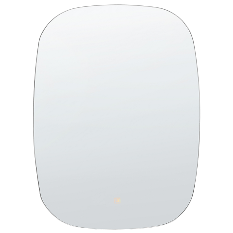 LED bathroom mirror BERGERAC 58 cm 78 cm Silver [1]