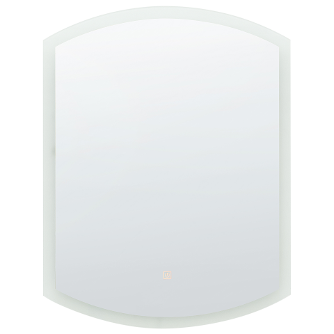 LED bathroom mirror BEZIERS 60 cm 78 cm Silver [1]