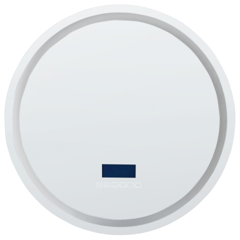 LED bathroom mirror BROGNON 60 cm 60 cm With integrated Bluetooth speaker Silver [1]