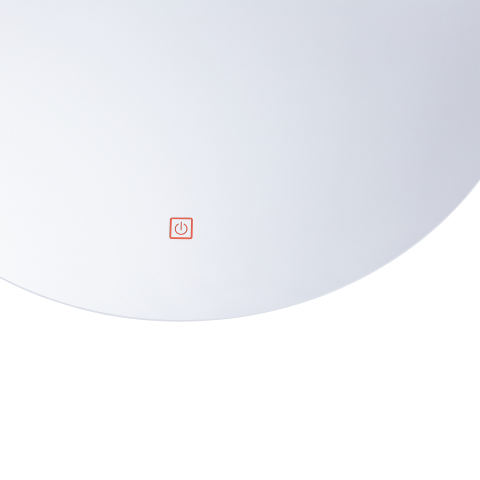 Oglindă LED pentru baie CALLAC 60 cm 60 cm Argintiu [6]