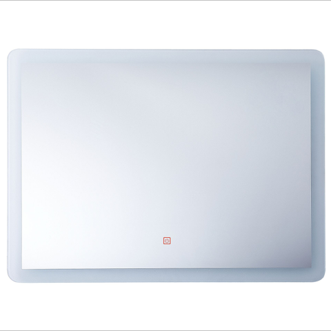LED bathroom mirror CORROY 80 cm 60 cm Silver [1]