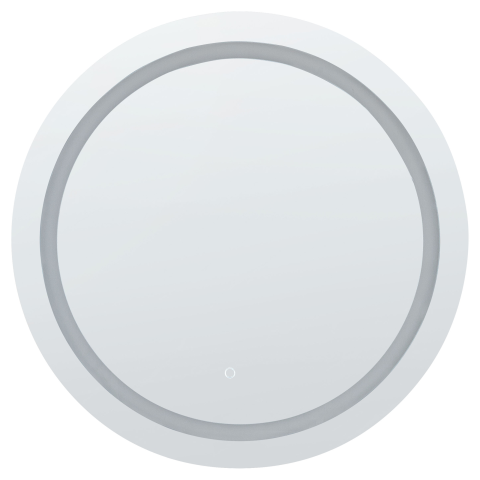 COURSEULLES LED bathroom mirror 79 cm 79 cm Silver [1]