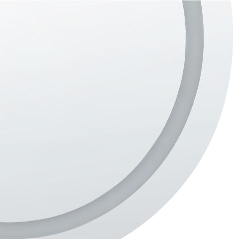 COURSEULLES LED bathroom mirror 79 cm 79 cm Silver [6]