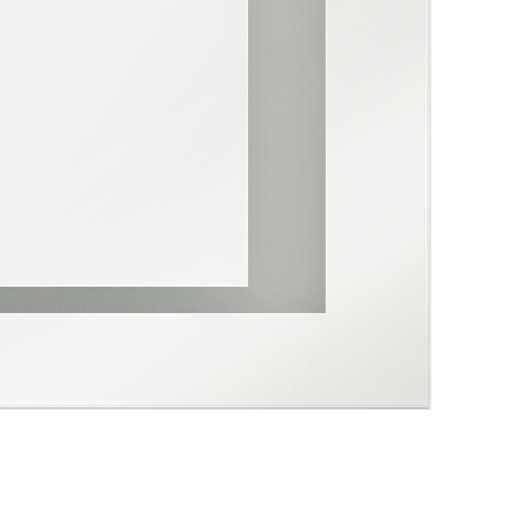 EYRE LED bathroom mirror 80 cm 60 cm Silver [3]