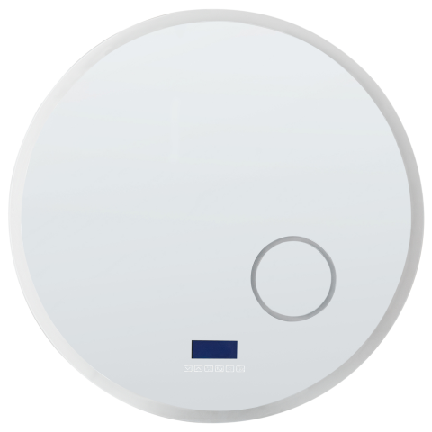 FIXIN LED bathroom mirror 80 cm 80 cm With integrated Bluetooth speaker Silver [1]