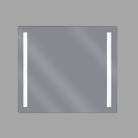 LED bathroom mirror LIRAC 70 cm 60 cm Silver [3]