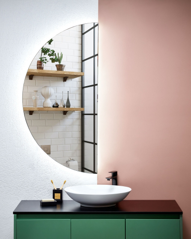 Oglinzi de baie - Oglindă LED pentru baie LOUE 60 cm 120 cm Argintiu