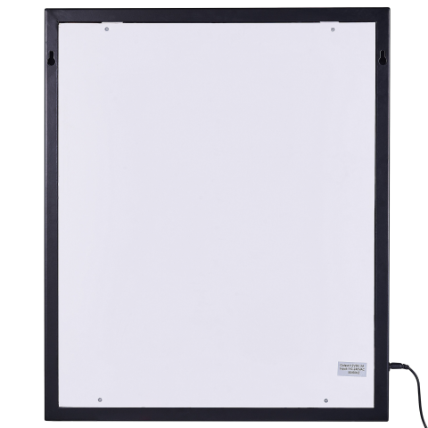 ODENAS LED bathroom mirror 50 cm 60 cm Black [4]