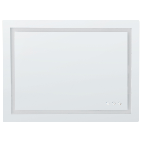 LED bathroom mirror PRENOIS 80 cm 60 cm Silver [1]