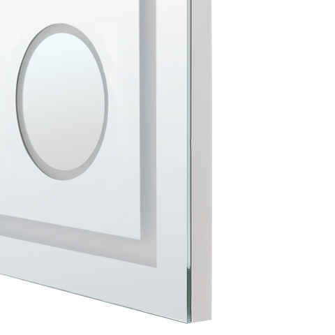 Oglindă LED pentru baie THAIX 80 cm 60 cm Argintiu [4]