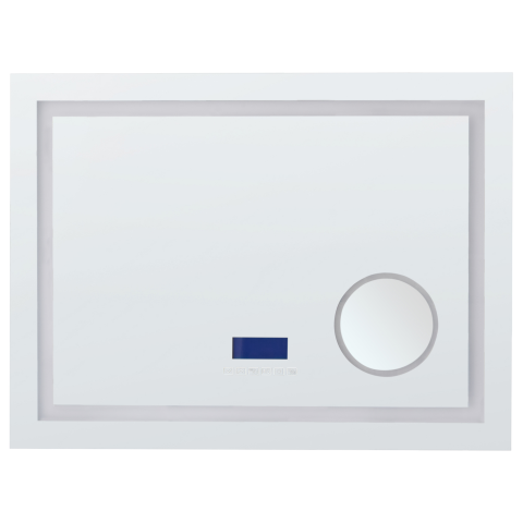 Oglindă LED pentru baie THAIX 80 cm 60 cm Argintiu [1]