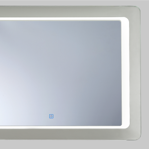 Oglindă LED pentru baie WASSY 80 cm 60 cm Argintiu [3]