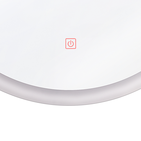 Oglindă LED pentru baie YSER 58 cm 58 cm Argintiu [4]