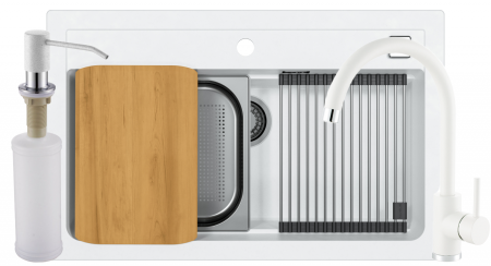 SETURI CHIUVETA DE BUCATARIE SI BATERIE - Pachet Atrox 40 si baterie Kati Alb ( Accesorii )