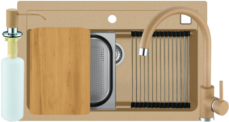 SETURI CHIUVETA DE BUCATARIE SI BATERIE - Pachet Atrox 40 si baterie Kati Bej ( Accesorii )