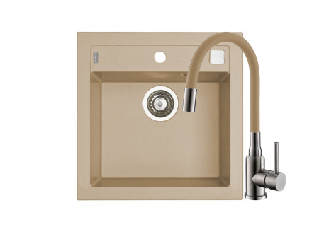 Bucătărie - Pachet chiuveta compozit Formic 20 si Flexa