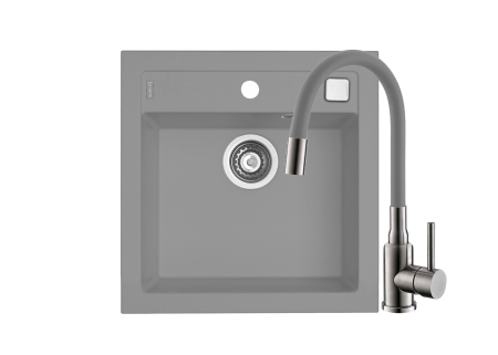 Bucătărie - Pachet chiuveta compozit Formic 20 si Flexa