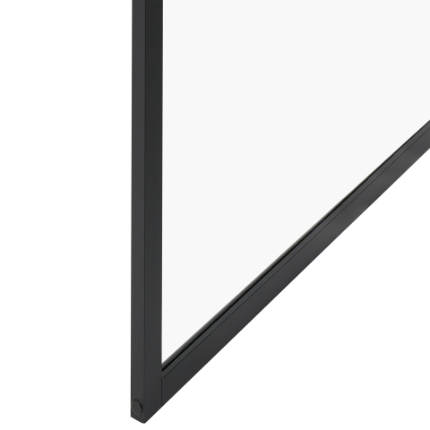 Shower cabin screen ACULEO 90 x 195 cm Black [6]