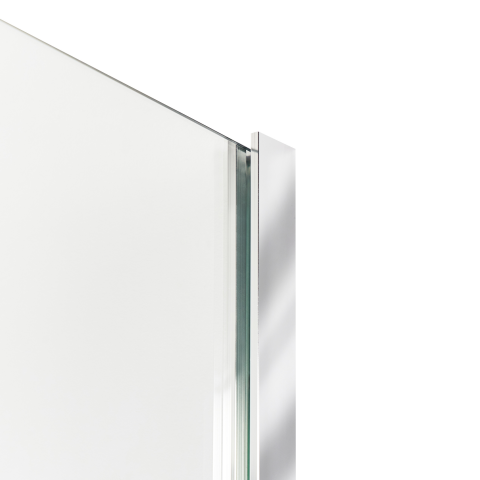 Shower enclosure AHAUS 100 x 190 cm Silver [4]