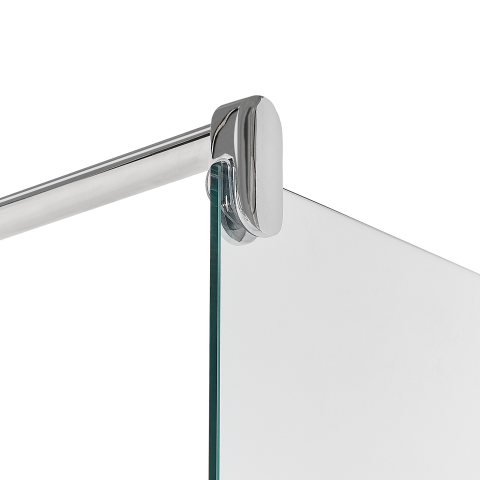 Shower enclosure AHAUS 100 x 190 cm Silver [3]