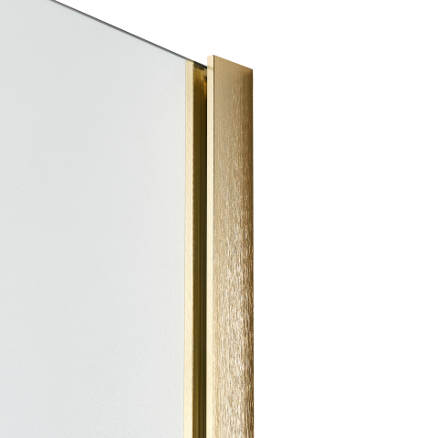 AHAUS shower screen 100 x 190 cm Gold [4]