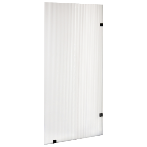 Shower screen MAHUIDA 90 x 195 cm Transparent [3]
