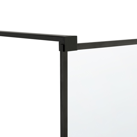 WASPAM II shower screen 100 x 190 cm Black [3]