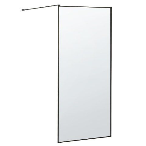 WASPAM II shower screen 100 x 190 cm Black [1]