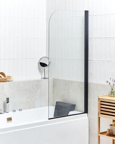 Cabine de dus - Shower wall LAPAN 140 x 70 cm Black