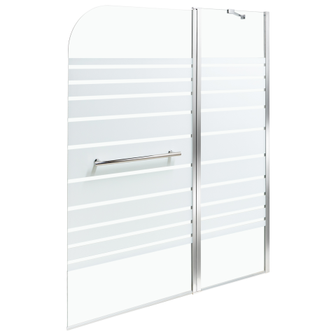 TUAPI shower wall 140 x 100 cm Silver [1]