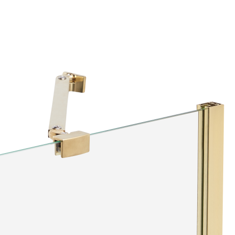 Perete de duș TUAPI 140 x 120 cm Auriu [3]