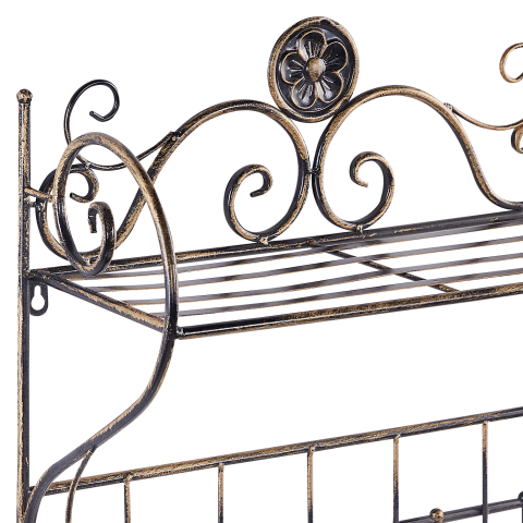 Raft suspendat OSORNO Metal Negru [4]