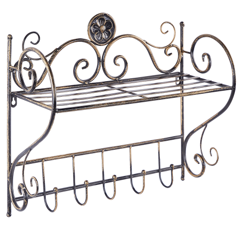 Raft suspendat OSORNO Metal Negru [1]