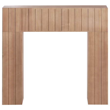 Fireplace frame BUNBURY Light brown [1]
