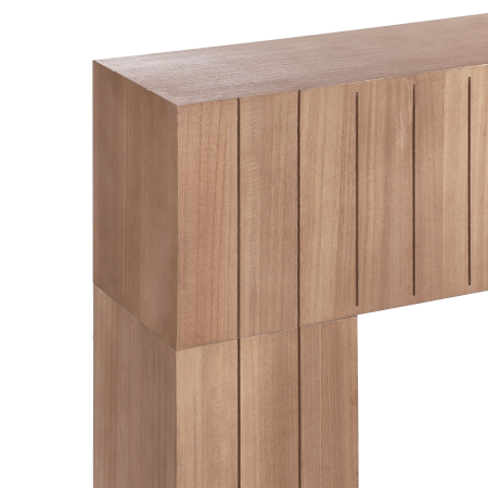 Fireplace frame BUNBURY Light brown [5]