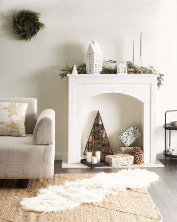 Electric fireplaces and decorative frames - Fireplace frame BUSSELTON White